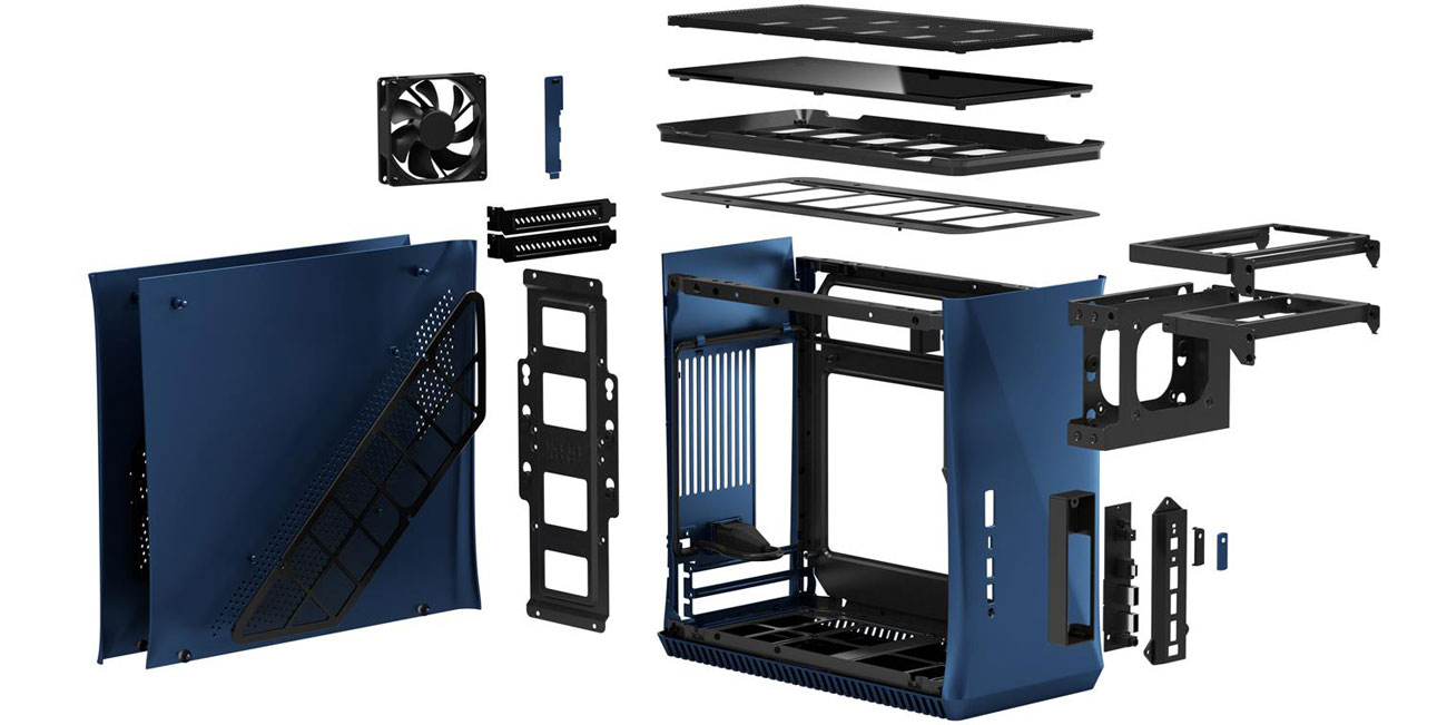 Fractal Design Era ITX Cobalt - TG - Obudowy do komputera